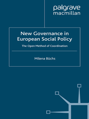 cover image of New Governance in European Social Policy